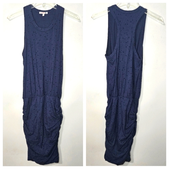 SUNDRY Women's Ruched Star Tank Top Mini Dress - Picture 2 of 7